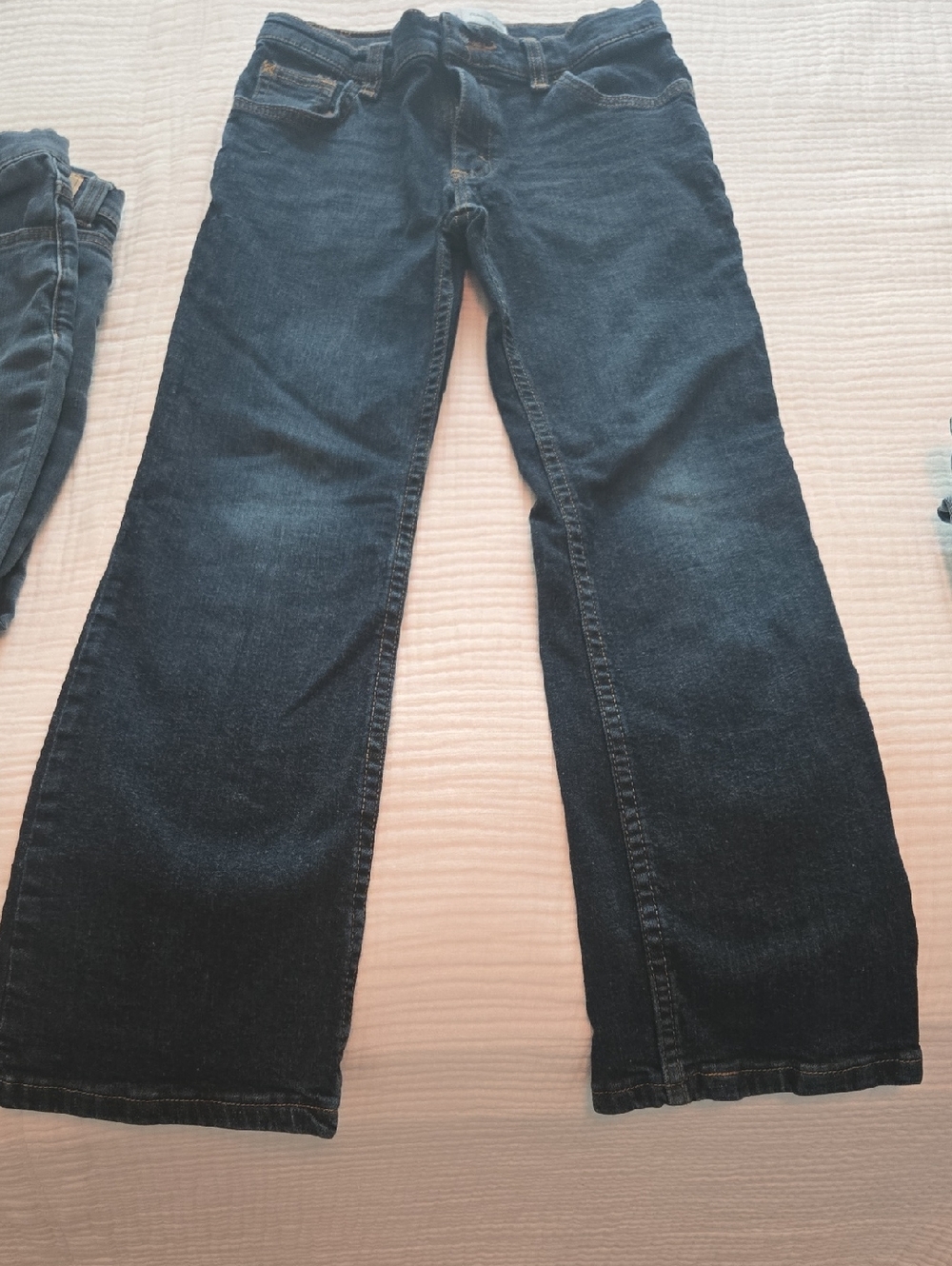 Wrangler Boys Bootcut Jeans in Dark Blue Denim